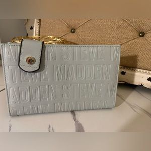 Steve Madden powder blue wallet/clutch